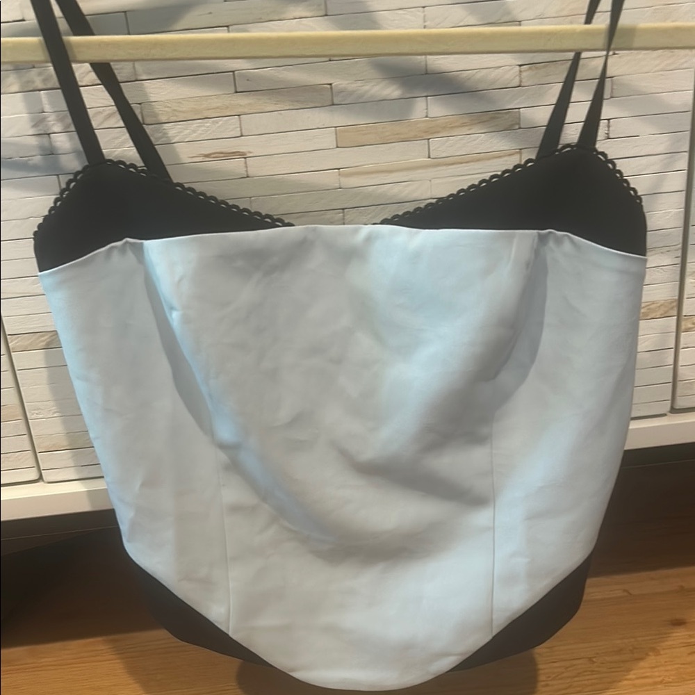 White Fox Boutique Black and White Cami Top